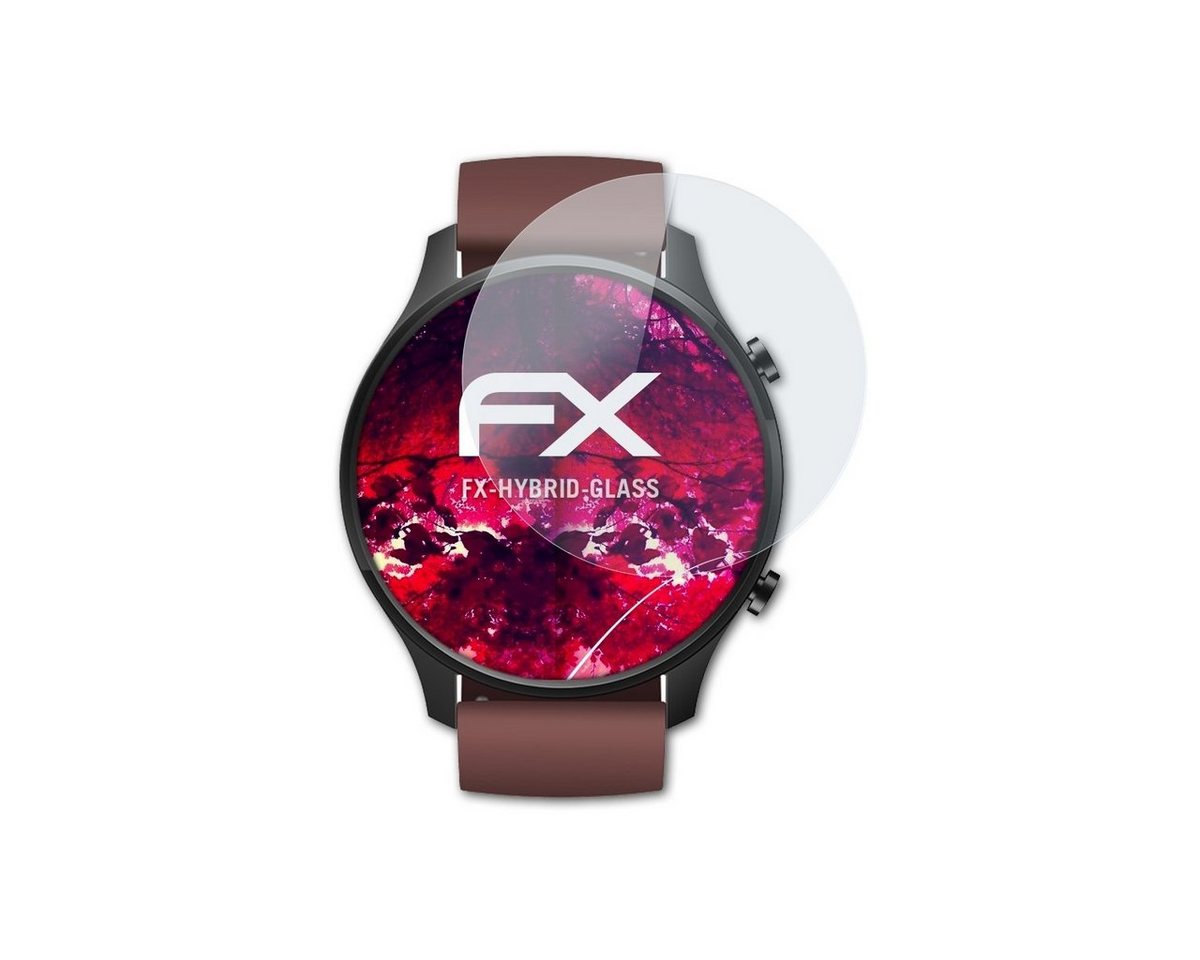 atFoliX Schutzfolie Panzerglasfolie für Xiaomi Mi Watch Color, Ultradünn und superhart von atFoliX