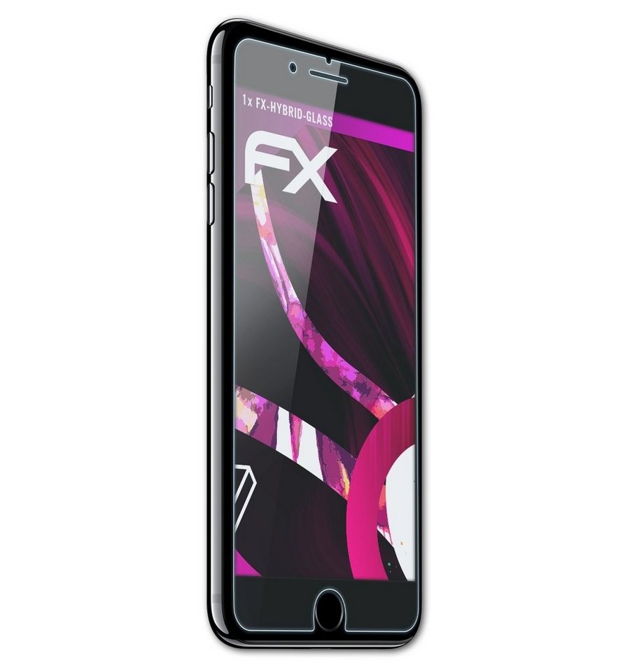 atFoliX Schutzfolie Panzerglasfolie für iPhone 8 Plus / 7 Plus Front, Ultradünn und superhart von atFoliX