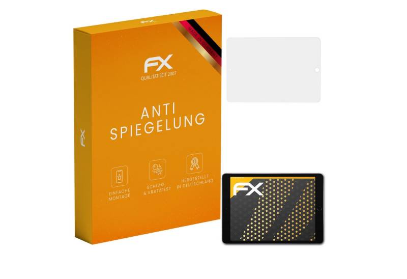 atFoliX Schutzfolie für Apple iPad 10.2 2019, (2 Folien), Entspiegelnd und stoßdämpfend von atFoliX