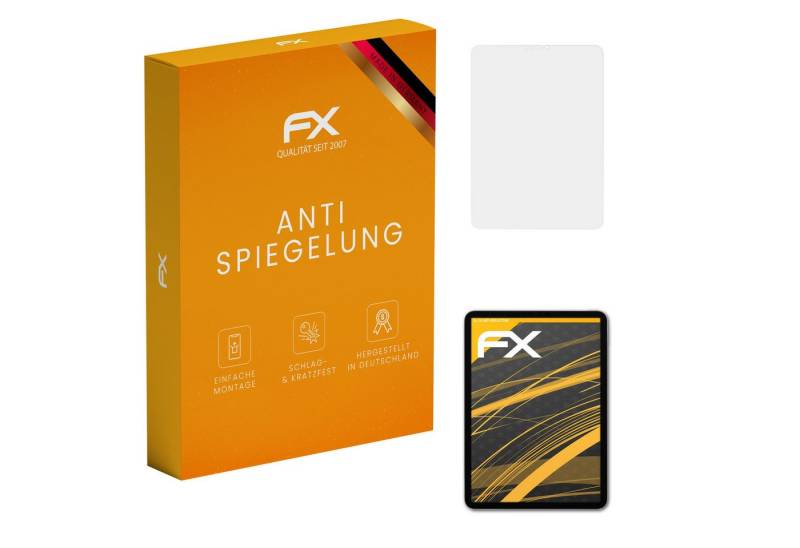atFoliX Schutzfolie für Apple iPad Pro 11 2018, (2 Folien), Entspiegelnd und stoßdämpfend von atFoliX