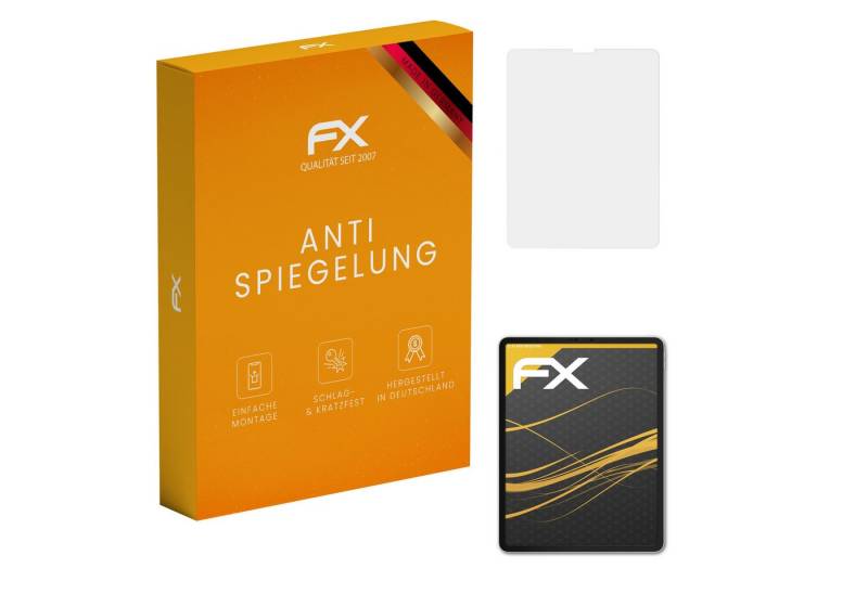 atFoliX Schutzfolie für Apple iPad Pro 12.9 2018, (2 Folien), Entspiegelnd und stoßdämpfend von atFoliX