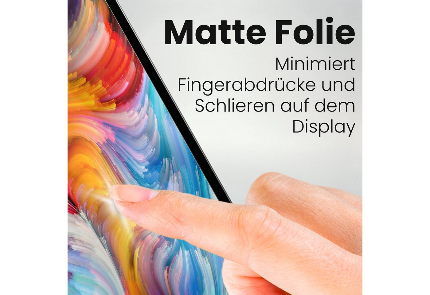 atFoliX Schutzfolie für Apple iPhone 12 Pro Backcover, (3 Folien), Entspiegelnd und stoßdämpfend von atFoliX