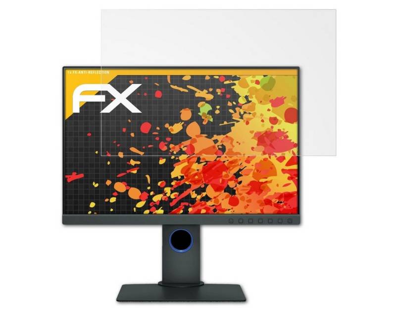 atFoliX Schutzfolie für BenQ PhotoVue SW240 Pro 24.1 Inch, Entspiegelnd und stoßdämpfend von atFoliX