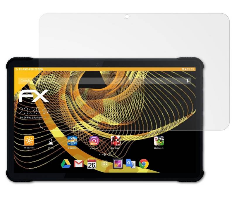 atFoliX Schutzfolie für Brondi Amico Tablet, (2 Folien), Entspiegelnd und stoßdämpfend von atFoliX