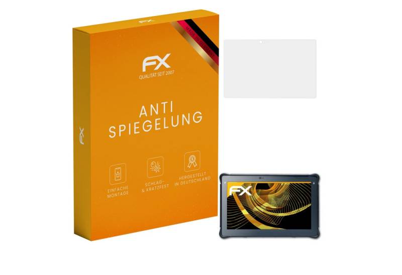 atFoliX Schutzfolie für Durabook R11L Tablet, (2 Folien), Entspiegelnd und stoßdämpfend von atFoliX