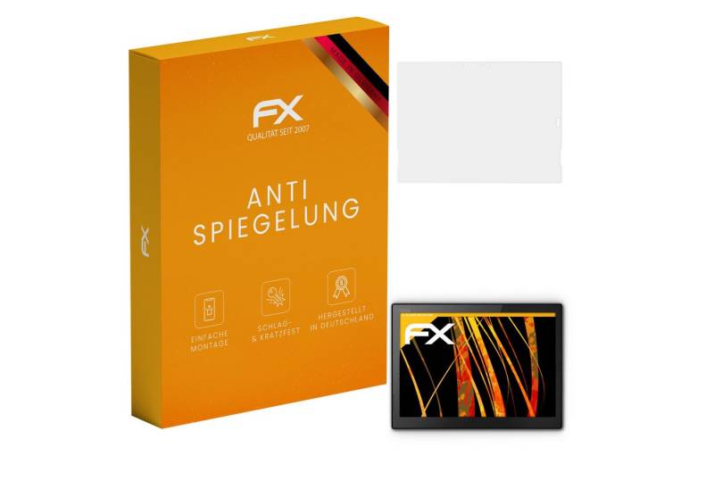 atFoliX Schutzfolie für Lenovo ThinkPad X1 Tablet 3rd Gen. 2018, (2 Folien), Entspiegelnd und stoßdämpfend von atFoliX