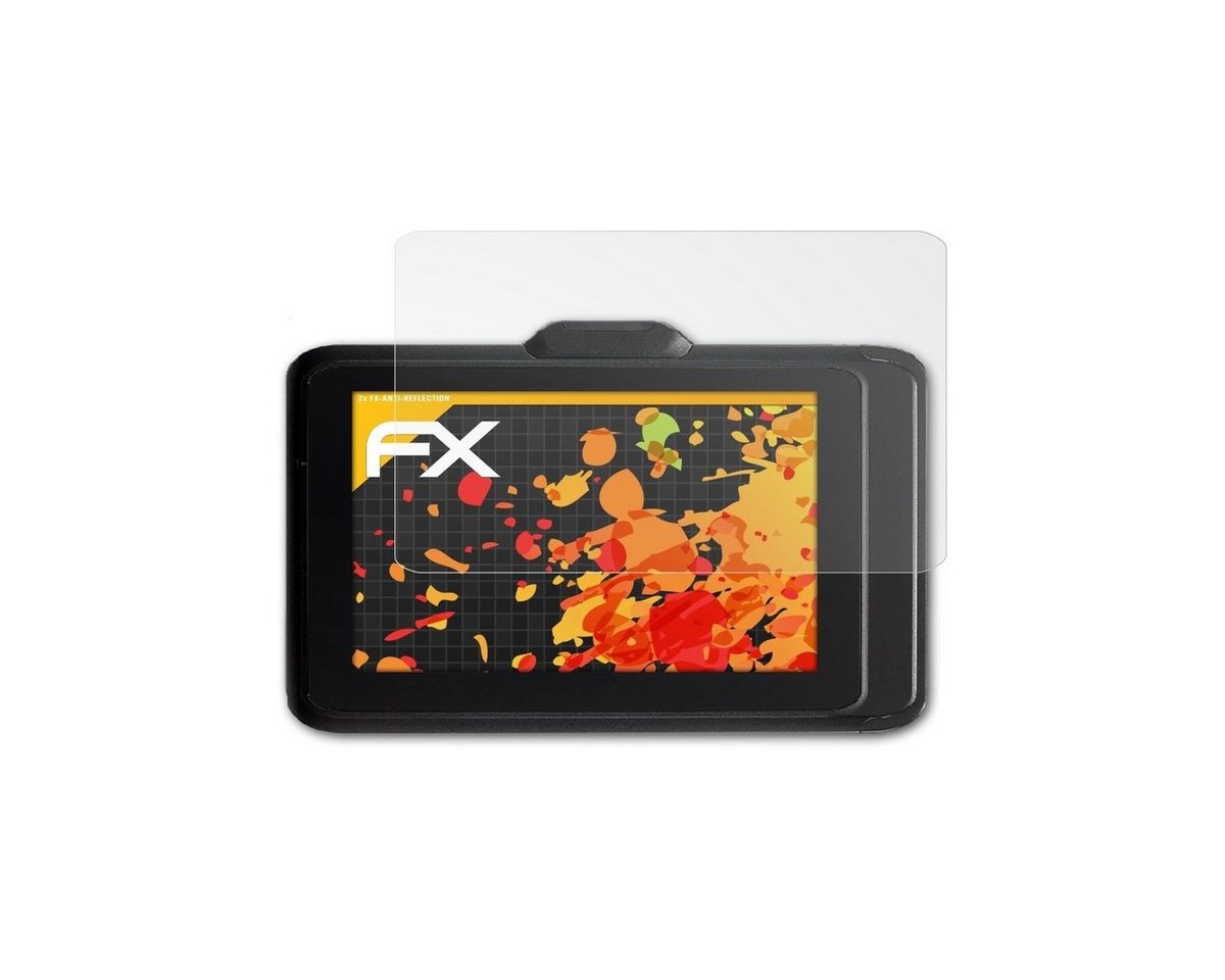atFoliX Schutzfolie für Oracle Micros Tablet 721, (2 Folien), Entspiegelnd und stoßdämpfend von atFoliX