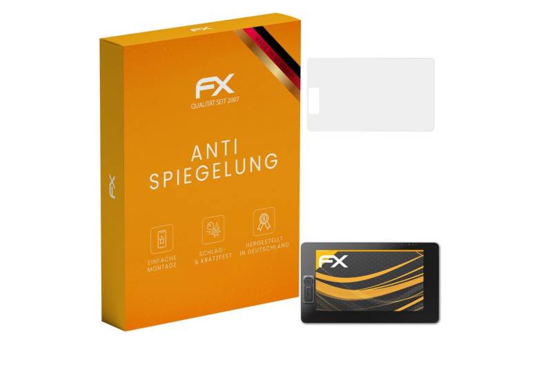 atFoliX Schutzfolie für Wacom CINTIQ Pro 24 ExpressKey, (2 Folien), Entspiegelnd und stoßdämpfend von atFoliX