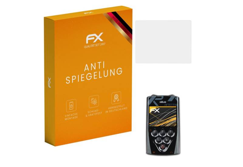 atFoliX Schutzfolie für XP Detectors XP Deus, (2 Folien), Entspiegelnd und stoßdämpfend von atFoliX