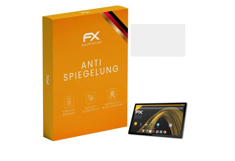atFoliX Schutzfolie für Xoro MegaPad 3204 V2, (2 Folien), Entspiegelnd und stoßdämpfend von atFoliX