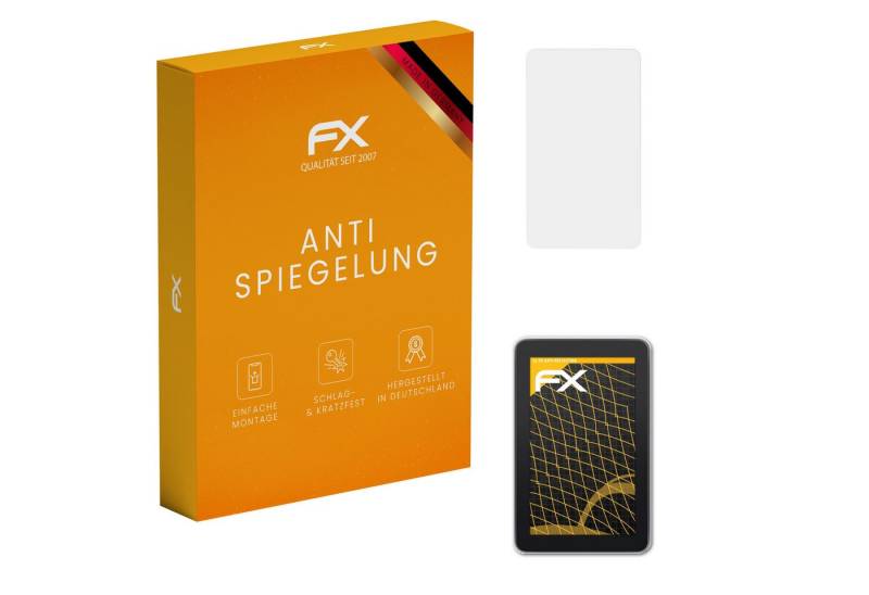atFoliX Schutzfolie für Zeki Tablet 7 Inch TBDB763B, (2 Folien), Entspiegelnd und stoßdämpfend von atFoliX