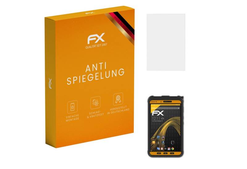 atFoliX Schutzfolie für ecom Tab-Ex 03 DZ2, (2 Folien), Entspiegelnd und stoßdämpfend von atFoliX