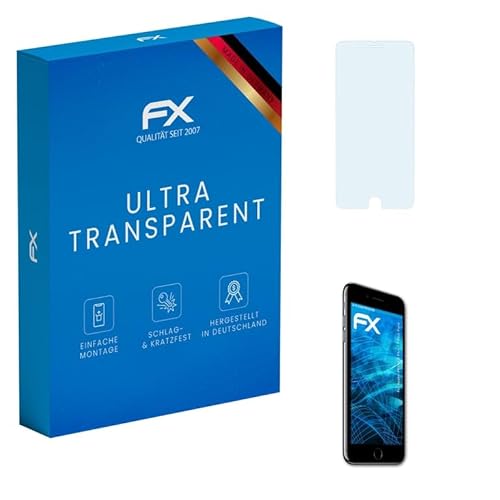 atFoliX Schutzfolie kompatibel mit Apple iPhone 8 Plus / 7 Plus Front Folie, ultraklare FX Displayschutzfolie (3X) von atFoliX