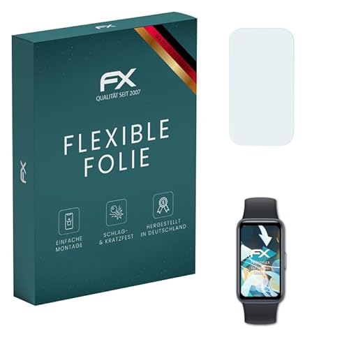 atFoliX Schutzfolie kompatibel mit Huawei Band 8 Folie, ultraklare und flexible FX Displayschutzfolie (3X) von atFoliX