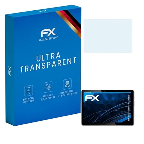 atFoliX Schutzfolie kompatibel mit JAY-tech Tablet-PC TXE10D Folie, ultraklare FX Displayschutzfolie (2X) von atFoliX