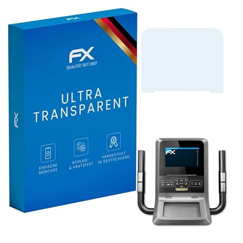 atFoliX Schutzfolie kompatibel mit Sportstech Crosstrainer LCX800 Folie, ultraklare FX Displayschutzfolie (2X) von atFoliX