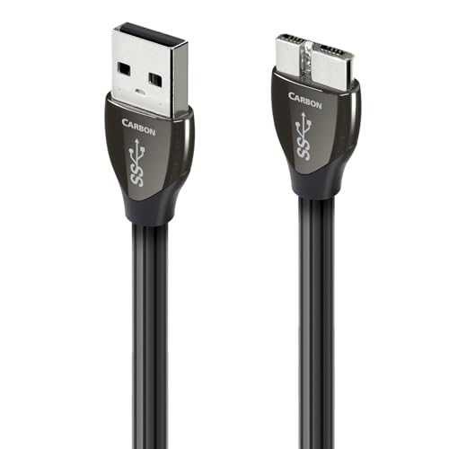 AudioQuest 0,75 m Carbon Micro USB 3.0 USB Kabel 0,75 m USB A Micro-USB B Schwarz - USB Kabel (0,75 m, USB A, Micro USB B, 3.0 (3.1 Gen 1), Stecker/Stecker, Schwarz) von audioquest