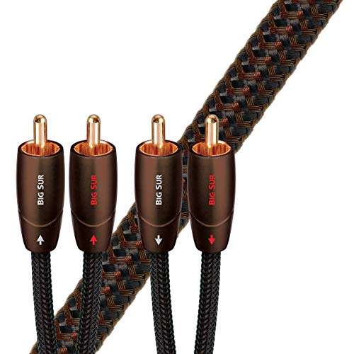 AudioQuest 1,5 m Big Sur RCA Audiokabel 1,5 m 2 x RCA Schwarz - Audiokabel (2 x RCA, 2 x RCA, Kupfer, 1,5 m, schwarz) von audioquest