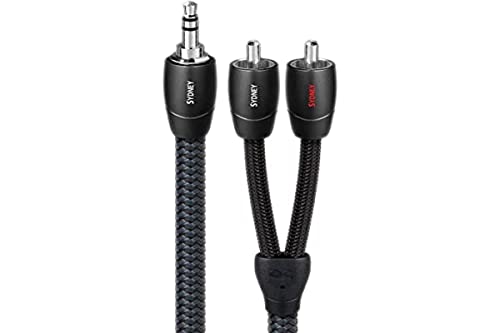 AudioQuest 1,5 m Sydney 3,5 mm - 2 x RCA Audiokabel 1,5 m 3,5 mm schwarz - Audiokabel (3,5 mm, 2 x RCA, Kupfer, 1,5 m, Schwarz) von audioquest