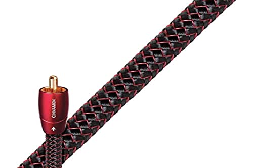 AudioQuest 1.5m Coax Cinnamon Koaxialkabel 1,5m (Stecker/Stecker, Gold, Schwarz, 75 Ω, 1 Stück) von audioquest