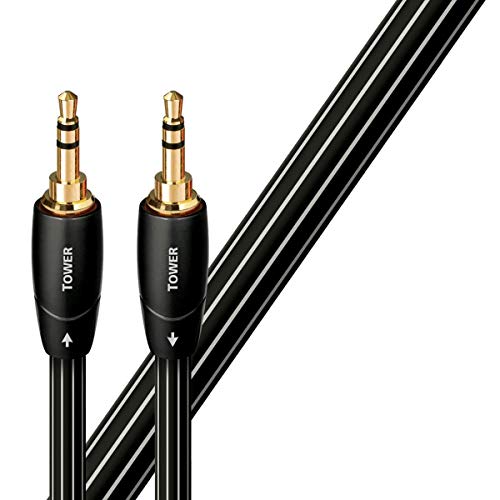 AudioQuest 3m Tower 3,5 mm - Audiokabel (3,5 mm, 3,5 mm, männlicher Stecker, Gold, Schwarz, Kupfer) von audioquest