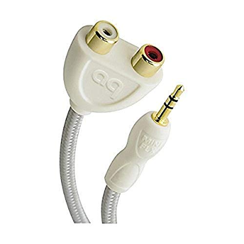 Audioquest Adapter – 3,5 mm Ministecker zu 2 RCA weiblich (Auslaufmodell) von audioquest