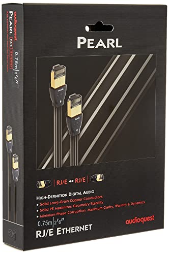 Audioquest Pearl RJ/E High Speed Ethernet CAT7 Netzwerkkabel, 0.75m Audioquest Pearl RJ/E High Speed Ethernet CAT7 Netzwerkkabel, 0.75m von audioquest