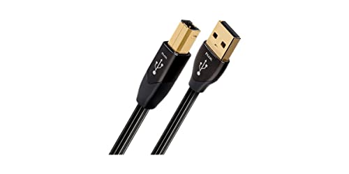 Audioquest USB-Kabel Typ A, Typ B, 5 Meter, USB 2.0, Stecker/Stecker, Schwarz von audioquest