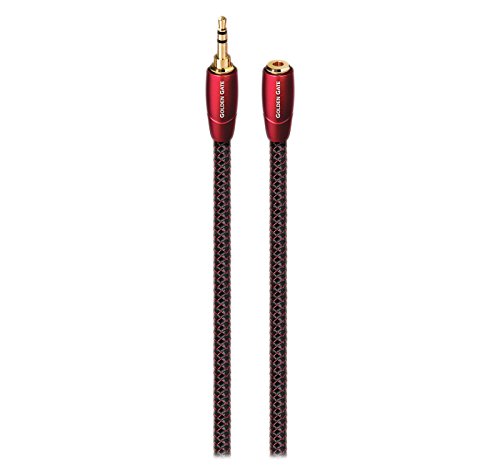 Golden Gate Audioquest 2 m-cavo Audio 3,5 mm, 2 m, 3,5 mm/3,5 mm), Farbe: schwarz von audioquest
