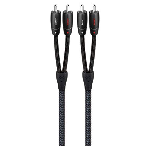 audioquest 1.5 m Sydney RCA 1.5 M 2 x Cinch 2 x RCA Audio-Kabel schwarz – Audio-Kabel (2 x RCA, 2 x RCA, Kupfer, 1,5 m, schwarz) von audioquest