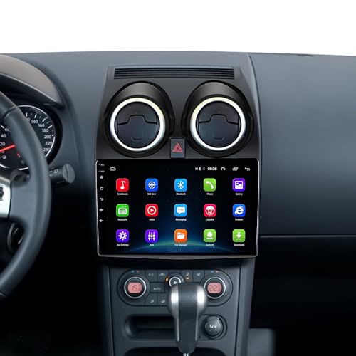 [1+32G] Android 13 Autoradio für Nissan Qashqai J10 (2006-2016) Radio, 9 Zoll Kapazitiver Touchscreen mit WiFi GPS Bluetooth FM/RDS USB Mirrorlink+Canbus+Rückfahrkamera von auometo