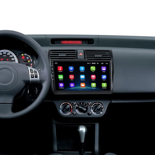 [1+32G] Auometo Android 13 Autoradio für Suzuki Swift(2003-2010) Radio, 10.1 Zoll Kapazitiver Touchscreen mit WiFi GPS Bluetooth FM/RDS USB Mirrorlink+Canbus+Rückfahrkamera von auometo