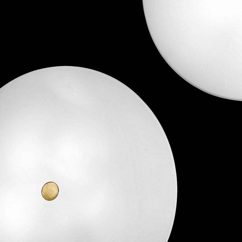 KOLARZ Centro Wandlampe, Ø 42 cm, Dekor altmessing von austrolux