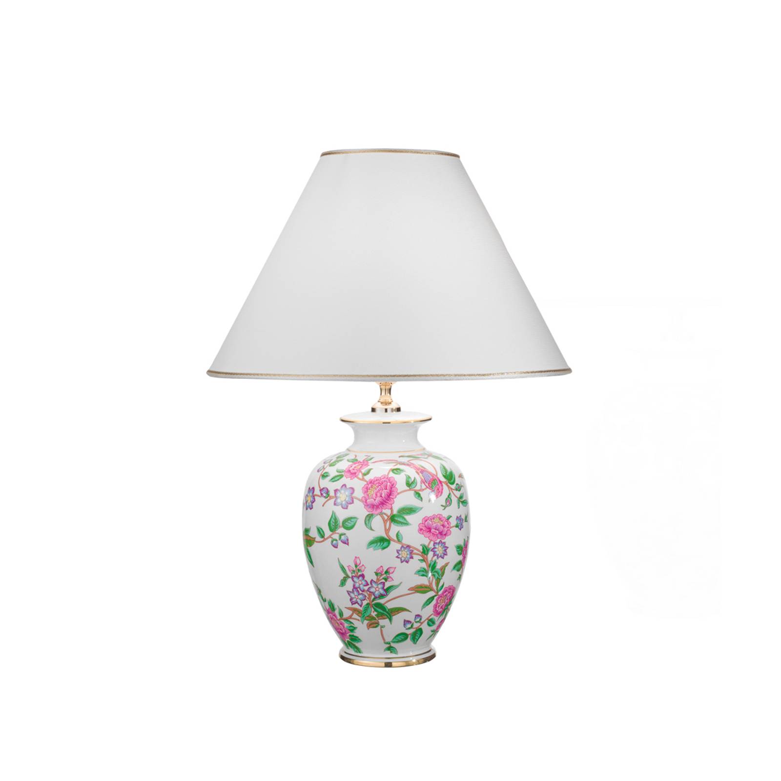KOLARZ Tischlampe Giardino Flora, Höhe 43 cm, weiß/bunt KOLARZ Tischlampe Giardino Flora, Höhe 43 cm, weiß/bunt von austrolux