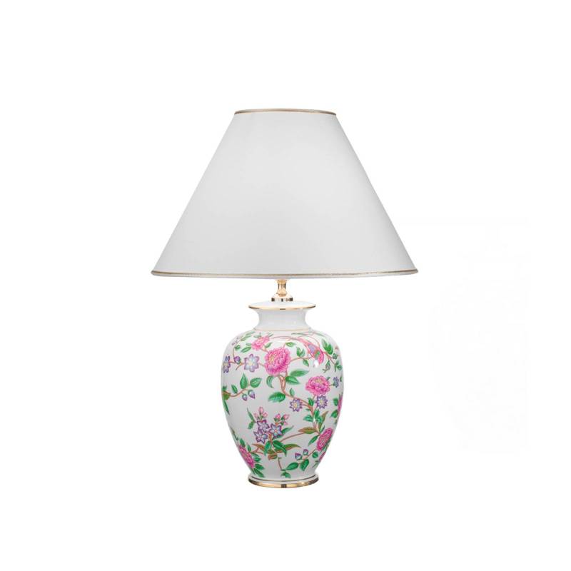 KOLARZ Tischlampe Giardino Flora, Höhe 43 cm, weiß/bunt von austrolux