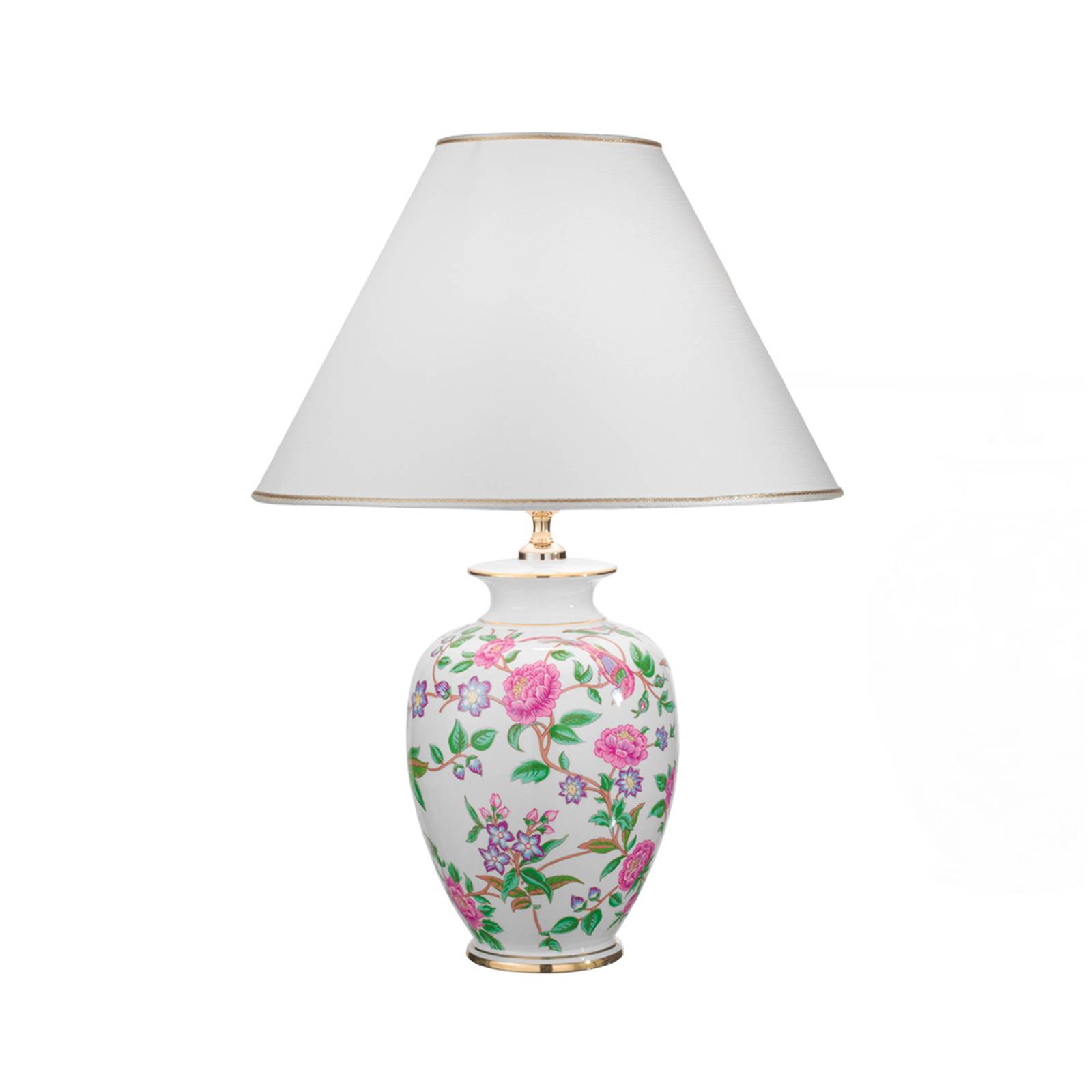 KOLARZ Tischlampe Giardino Flora, Höhe 55 cm, weiß/bunt KOLARZ Tischlampe Giardino Flora, Höhe 55 cm, weiß/bunt von austrolux