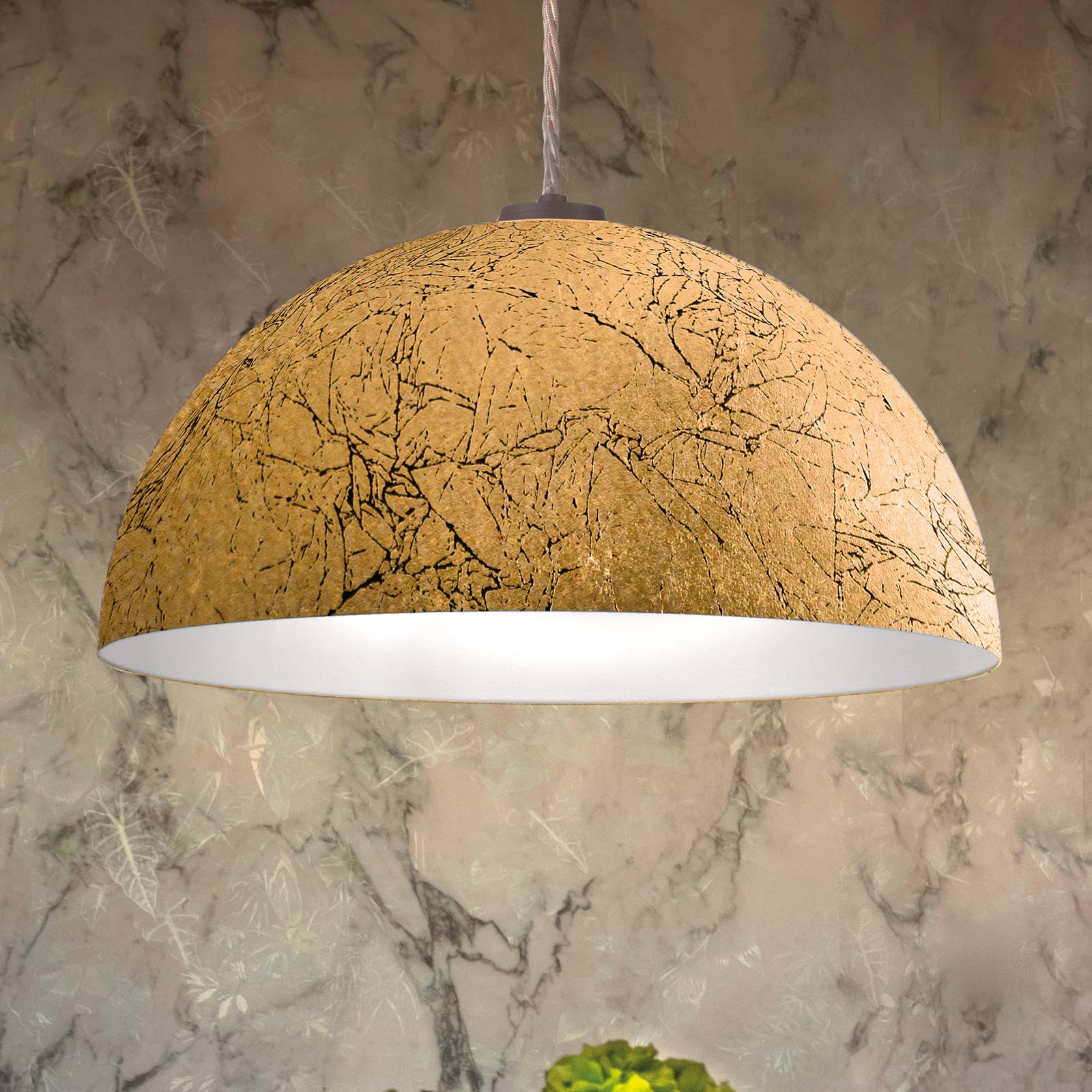 Pendelleuchte Cult Vintage, gold, Ø 40 cm Pendelleuchte Cult Vintage, gold, Ø 40 cm von austrolux