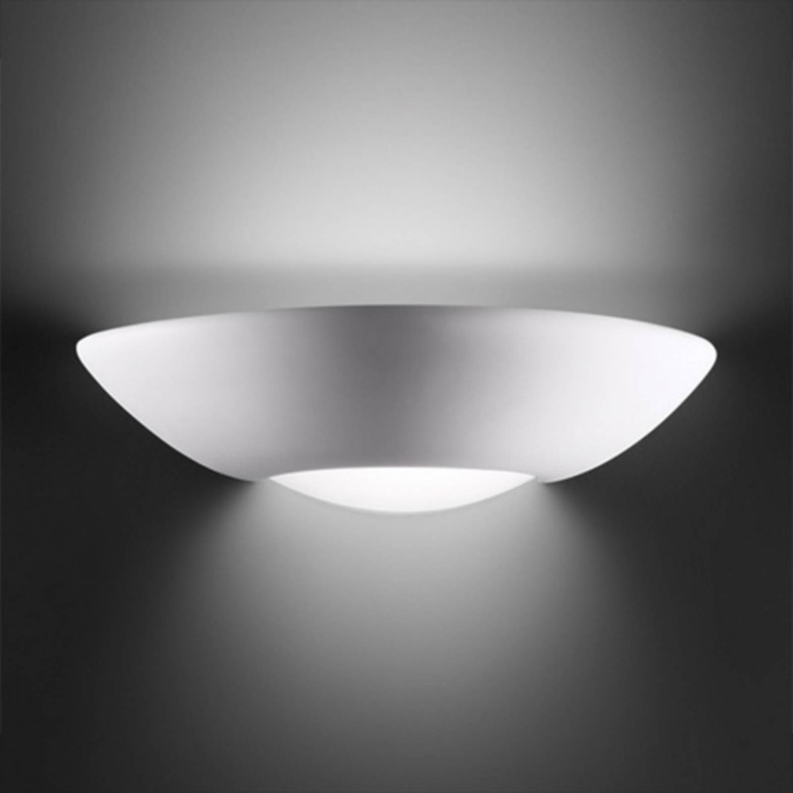 Wandlampe Casablanca, überstreichbar, Breite 40 cm von austrolux