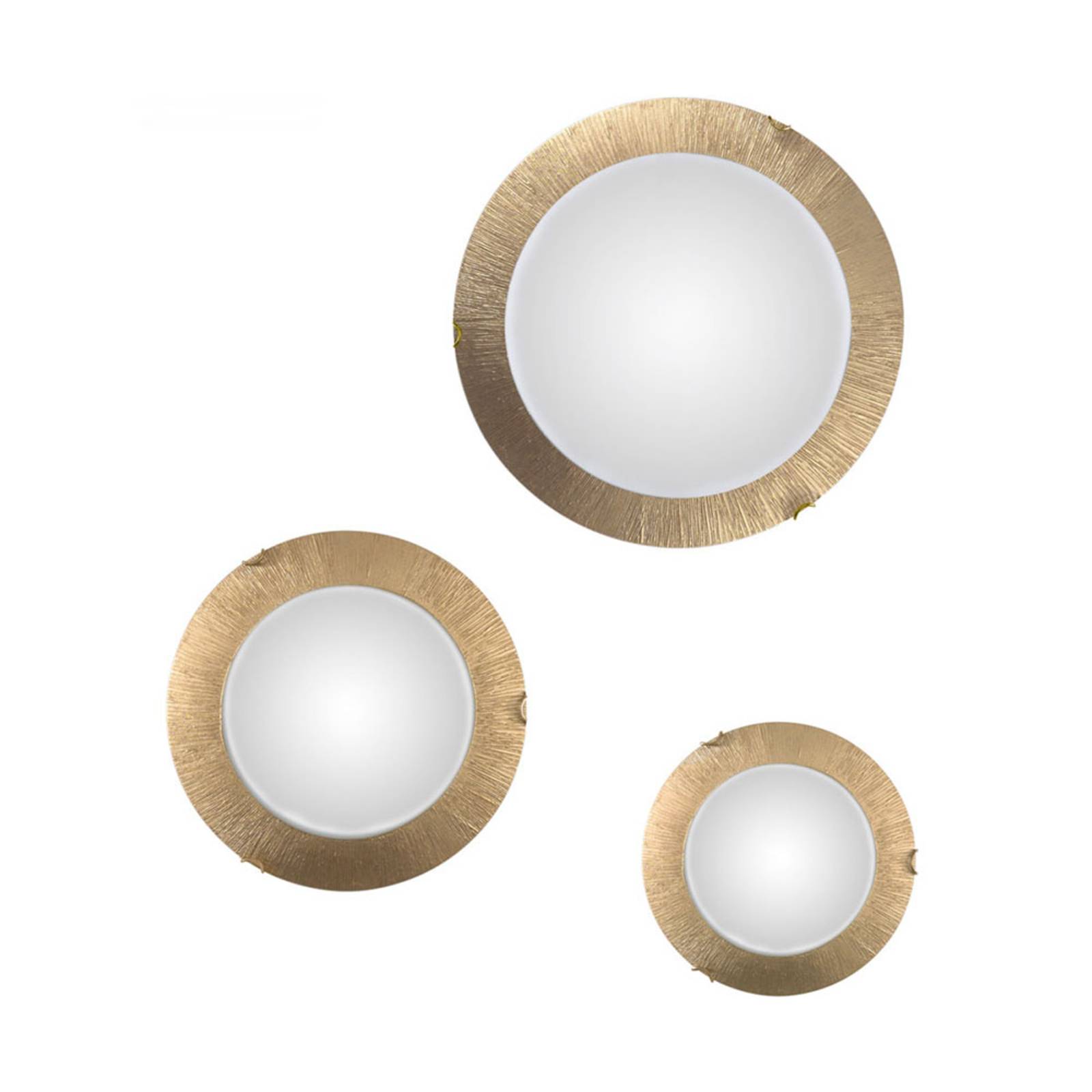 KOLARZ Wandleuchte Moon Sun, gold, Ø 50 cm KOLARZ Wandleuchte Moon Sun, gold, Ø 50 cm von austrolux