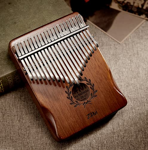 Kalimba Finger Daumenklavier mit 21 Tasten, Mahagoni-Keyboard, Anfänger (Retro) von ausuky
