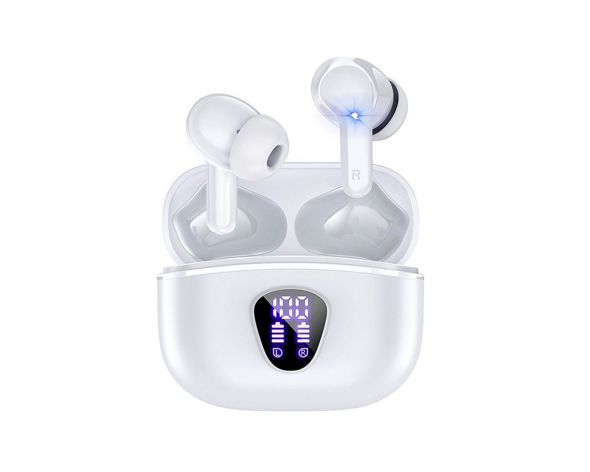 autolock Bluetooth Kopfhörer 5.3 In Ear Ohrhörer Stereo Kopfhörer wireless In-Ear-Kopfhörer (mit LED Ladestandsanzeige Kopfhörer Kabellos Stereo Kopfhörer) von autolock