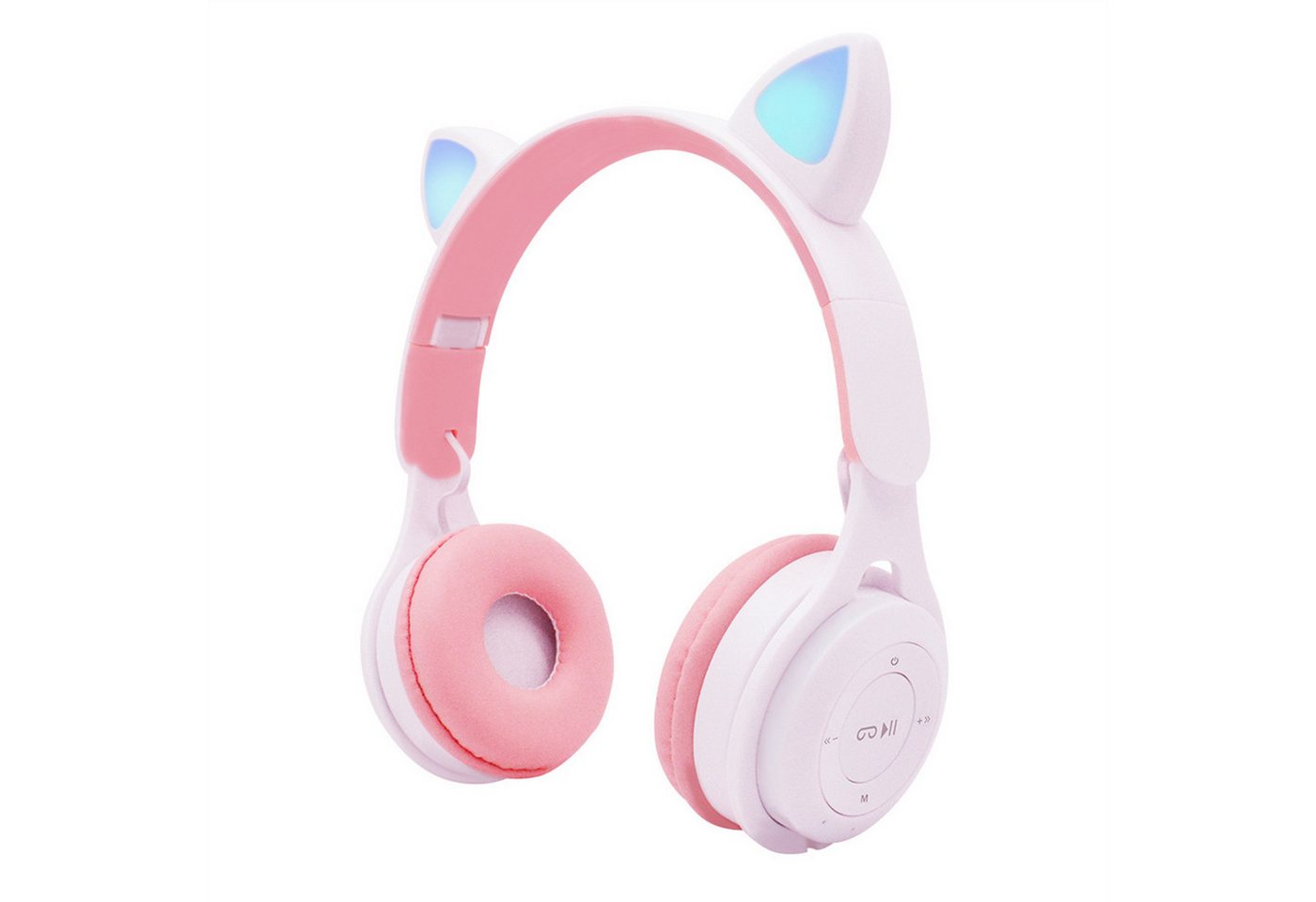 autolock Bluetooth Kopfhörer Kinder, LED Katzenohren, HD Stereo Kinder-Kopfhörer von autolock