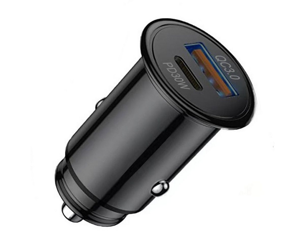 autolock Zigarettenanzünder Kfz Ladegerät 48W PD&QC 3.0 USB-Ladegerät (Schnellladung Auto USB C Adapter Auto Zubehör,Schwarz) von autolock