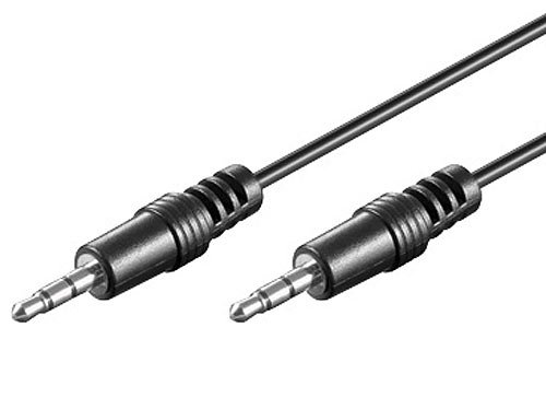 auvisio AUX Kabel: Stereo-Audio-Kabel 3,5-mm-Klinke Stecker auf Stecker, 5 m (AUX, Klinke auf, Kopfhörer Adapter) von auvisio