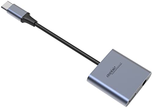 auvisio Adapter Audio: Kopfhörer-Adapter USB-C auf 3,5-mm-Klinke, Headset- und Ladefunktion (Audioadapter) von auvisio