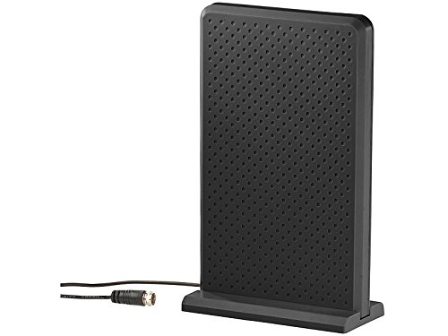 auvisio DAB Antenne: Aktive Zimmerantenne für DVB-T/T2 & DAB/DAB+, +30 dB, LTE-Filter (DAB Antenne für Stereoanlage, Radio Zimmerantenne, Innenantenne) von auvisio