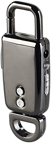 auvisio Diktiergerät: Schlüsselanhänger-Voice-Recorder mit VOX-Funktion, 8 GB, 96 Stunden (Audio Recorder, Digital Voice Recorder, Sprachaufzeichnung) von auvisio