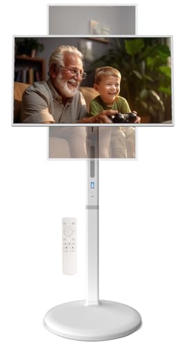 auvisio Fernseher: Mobiler Smart-Touch-Bildschirm, 32", Android 13, Akku, Fernb., USB-C (Mobiler Smart TV, Fernseher, Lautsprecher) von auvisio