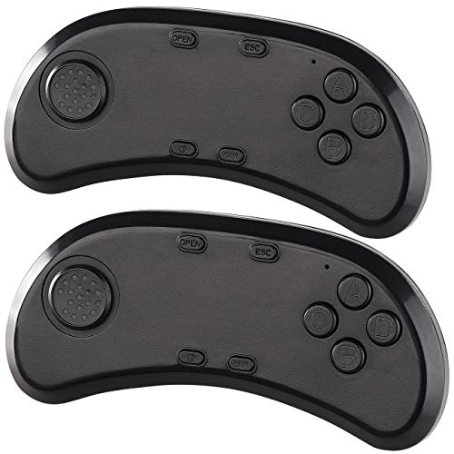 auvisio Joystick: 2er-Set Gamepad & Musik-Controller für VR-Brillen, Bluetooth 3.0 (Joystick, Bluetooth, Android Controller, Handy Gamecontroller) von auvisio