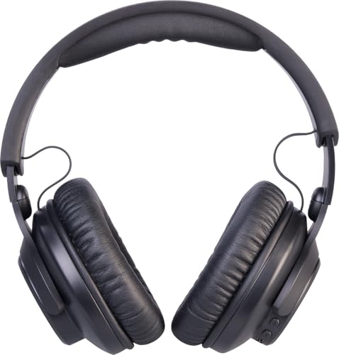 auvisio Kopfhörer Bluetooth: Over-Ear-Headset mit aktiver Rauschunterdrückung, Bluetooth 5.3 (Stereokopfhörer, Akku-Kopfhörer, Noise Cancelling) von auvisio
